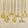 Kit Surtido de 25 Collares para Mamá de Oro Laminado al por mayor — SKU 152456