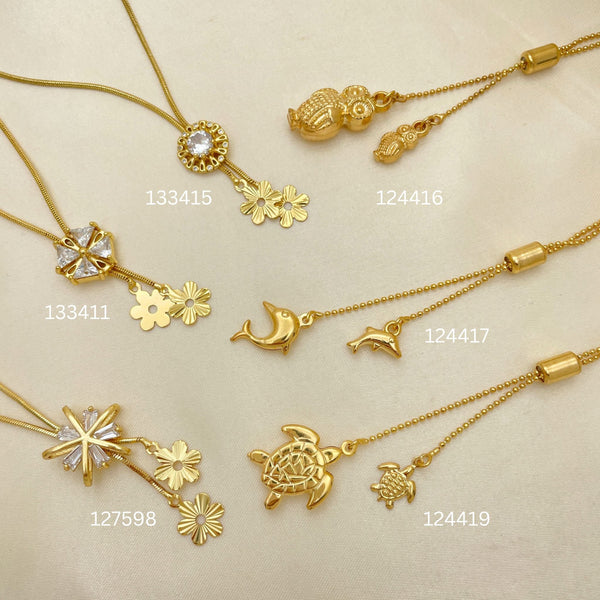 Kit Surtido de 20 Collares Tasso de Oro Laminado al por mayor — SKU 152460