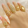 Kit Surtido de 20 Anillos de Encaje de Filigrana de Oro Laminado al por mayor — SKU 152462