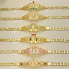 Kit Surtido de 20 Pulseras con Placa Religiosa de San Judas de Oro Laminado al por mayor — SKU 152529