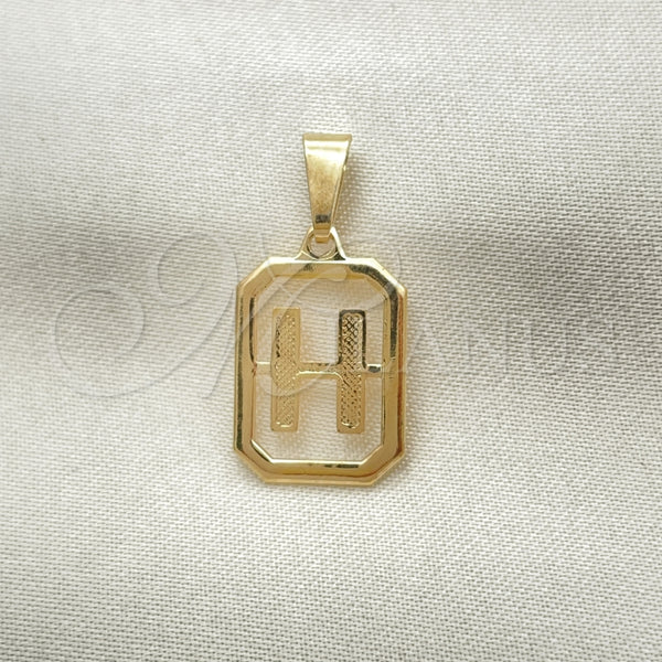 Dije Elegante 05.02.0069.8 Oro Laminado, Diseño de Iniciales, Pulido, Tono Dorado
