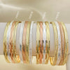 Kit Surtido de 15 Anillos Semanario Tricolor de Oro Laminado al por mayor — SKU 152657