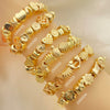 Kit Surtido de 15 Pulseras Deslizantes con Cuentas de Oro Laminado al por mayor — SKU 152662