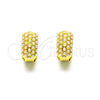 Arete Dormilona 02.379.0050.12 Oro Laminado, con Perla Marfil, Pulido, Tono Dorado