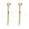 Argolla Mediana 02.379.0053.40 Oro Laminado, Diseño de Torcido, con Marfil Perla, Pulido, Tono Dorado