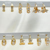 Kit Surtido de 30 Argollas Huggies Delicadas de Oro Laminado al por mayor — SKU 152733