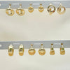 Kit Surtido de 50 Argollas Huggies Doradas de Oro Laminado al por mayor — SKU 152743