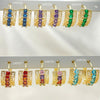 Kit Surtido de 30 Argollas Huggies con Llave Griega de Oro Laminado al por mayor — SKU 152744