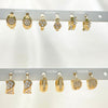 Kit Surtido de 30 Argollas Huggies Delicadas de Oro Laminado al por mayor — SKU 152748