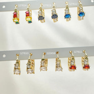 Kit Surtido de 30 Argollas Huggies de Oro Laminado al por mayor — SKU 152749