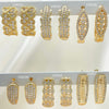 Kit Surtido de 28 Argollas Huggies Grandes de Oro Laminado al por mayor — SKU 152752
