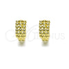 Argolla Huggie 02.213.0483.12 Oro Laminado, Pulido, Tono Dorado