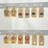 Kit Surtido de 30 Argollas Huggies con Zirconia de Colores de Oro Laminado al por mayor — SKU 152816