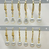 Kit Surtido de 30 Aretes Largos con Perlas de Oro Laminado al por mayor — SKU 152822