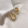 Argolla Pequeña 02.213.0490.20 Oro Laminado, Pulido, Tono Dorado