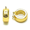 Argolla Pequeña 02.213.0490.20 Oro Laminado, Pulido, Tono Dorado