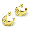Argolla Pequeña 02.213.0498.20 Oro Laminado, Pulido, Tono Dorado