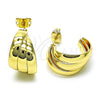 Argolla Pequeña 02.213.0498.20 Oro Laminado, Pulido, Tono Dorado