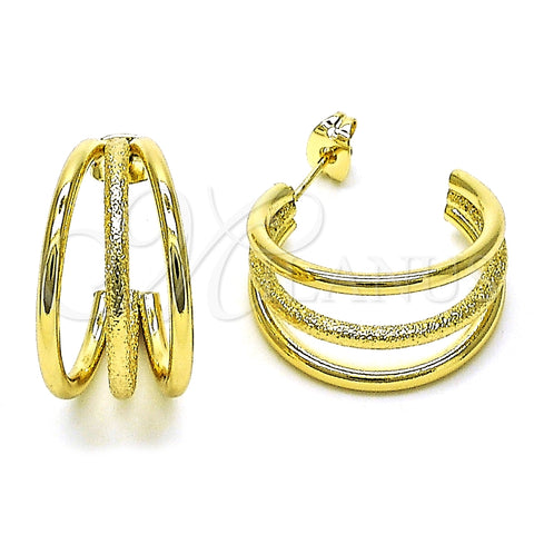 Argolla Pequeña 02.213.0500.25 Oro Laminado, Mate, Tono Dorado