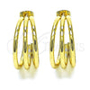 Argolla Pequeña 02.213.0502.25 Oro Laminado, Pulido, Tono Dorado