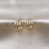 Argolla Pequeña 02.213.0502.25 Oro Laminado, Pulido, Tono Dorado