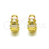 Argolla Huggie 02.213.0477.1.12 Oro Laminado, Pulido, Tres Tonos