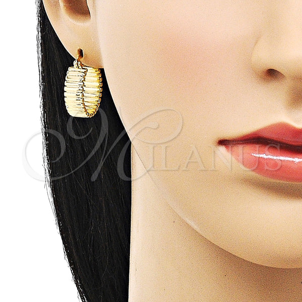 Argolla Pequeña 02.195.0181.20 Oro Laminado, Pulido, Tono Dorado