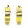 Argolla Pequeña 02.195.0181.20 Oro Laminado, Pulido, Tono Dorado