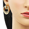 Arete Dormilona 02.213.0529 Oro Laminado, Pulido, Tono Dorado