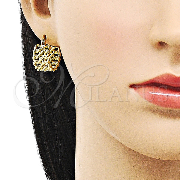 Argolla Pequeña 02.385.0006.18 Oro Laminado, Pulido, Tono Dorado