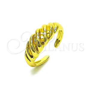 Anillo Elegante 01.368.0018 Oro Laminado, Pulido, Tono Dorado (One size fits all)