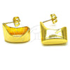 Arete Dormilona 02.385.0014 Oro Laminado, Pulido, Tono Dorado