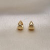 Argolla Huggie 02.195.0204.12 Oro Laminado, Pulido, Tono Dorado