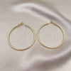Argolla Grande 02.93.0004.50 Oro Laminado, Pulido, Tono Dorado