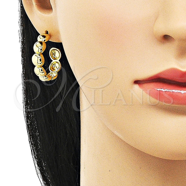Argolla Mediana 02.341.0152.30 Oro Laminado, Pulido, Tono Dorado