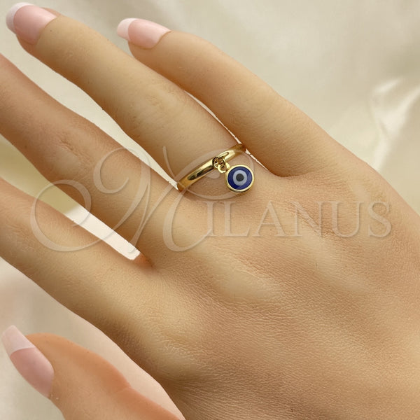 Anillo Elegante 01.02.0005 Oro Laminado, Pulido, Tono Dorado (One size fits all)