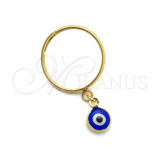 Anillo Elegante 01.02.0005 Oro Laminado, Pulido, Tono Dorado (One size fits all)