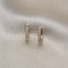 Argolla Huggie 02.379.0064.14 Oro Laminado, con Perla Marfil, Pulido, Tono Dorado