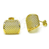 Arete Dormilona 02.213.0561 Oro Laminado, Pulido, Tono Dorado