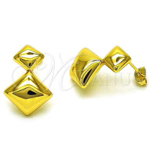 Arete Colgante 02.368.0080 Oro Laminado, Pulido, Tono Dorado