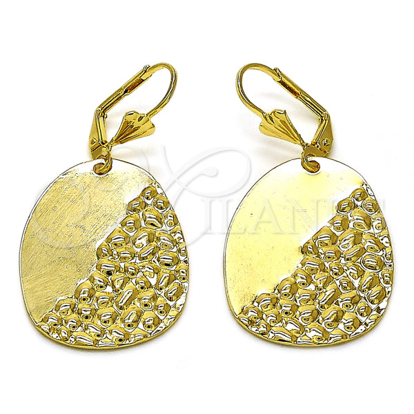 Arete Colgante 02.414.0009 Oro Laminado, Pulido, Tono Dorado