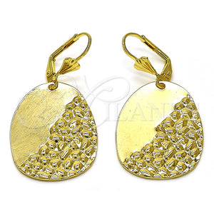 Arete Colgante 02.414.0009 Oro Laminado, Pulido, Tono Dorado