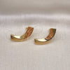 Arete Dormilona 02.195.0220 Oro Laminado, Pulido, Tono Dorado