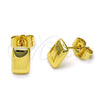 Arete Dormilona 02.195.0227 Oro Laminado, Pulido, Tono Dorado