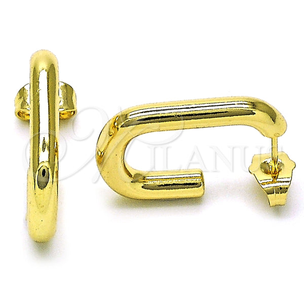 Argolla Pequeña 02.195.0231.18 Oro Laminado, Pulido, Tono Dorado