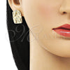 Arete Dormilona 02.163.0230 Oro Laminado, Pulido, Tono Dorado