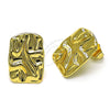 Arete Dormilona 02.163.0230 Oro Laminado, Pulido, Tono Dorado
