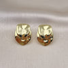 Arete Dormilona 02.341.0163 Oro Laminado, Pulido, Tono Dorado