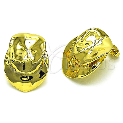 Arete Dormilona 02.341.0163 Oro Laminado, Pulido, Tono Dorado