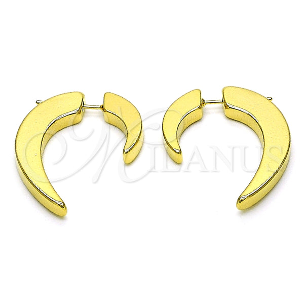 Arete Dormilona 02.195.0233 Oro Laminado, Pulido, Tono Dorado